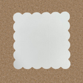 Scalloped Square MDF Sublimation Coaster – Blank