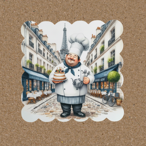 Scalloped Square MDF Sublimation Coaster – Blank