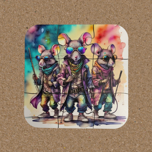 Kids 9-Piece MDF Sublimation Blank Puzzle (Printable)