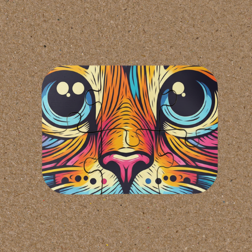 Kids 6-Piece MDF Sublimation Blank Puzzle (Printable)